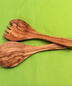 Olive Wood Salad Servers