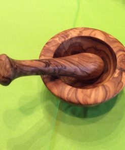 Olive Wood Mortar & Pestle