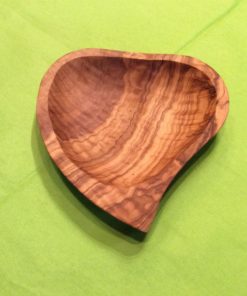 Olive Wood Heart Dish