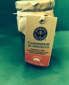 Caperberries in Prosecco