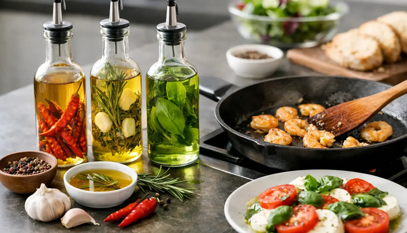 How to Cook With Infused Oils: Heat, Pair, Finish