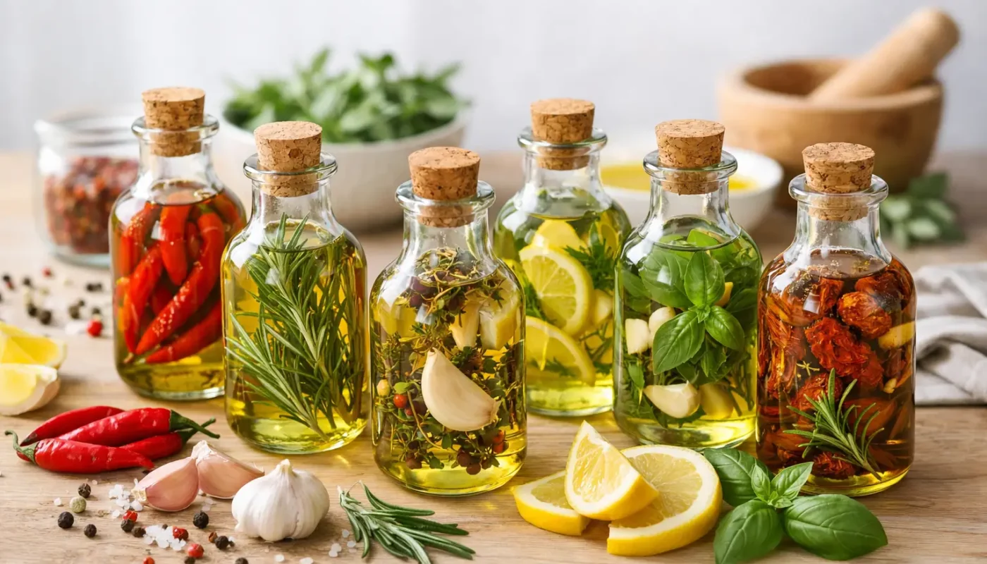 6 Flavored Oil Recipes for Brighter Cooking