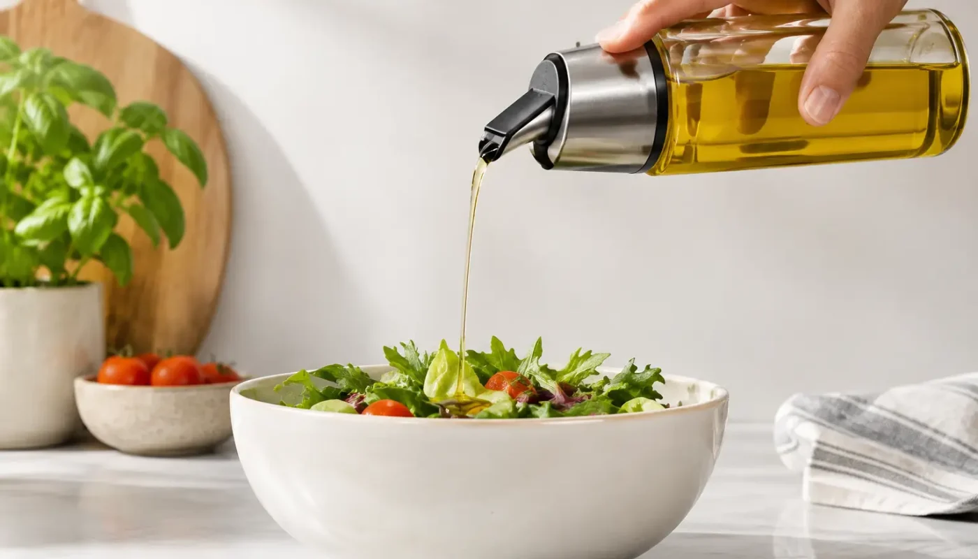A Clean Olive Oil Dispenser for Every Pour