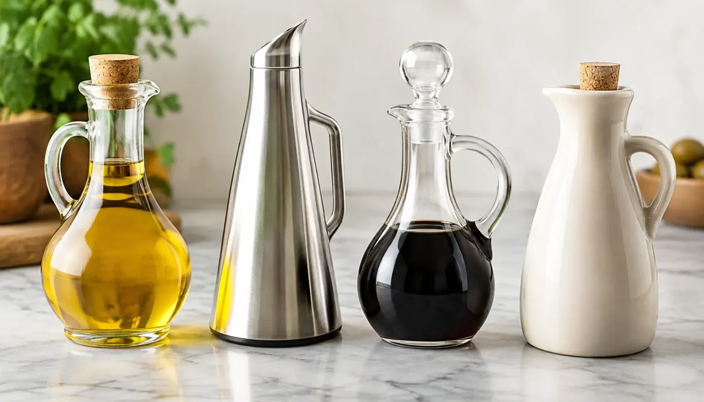 Cruet Material Comparison for Oil and Vinegar
