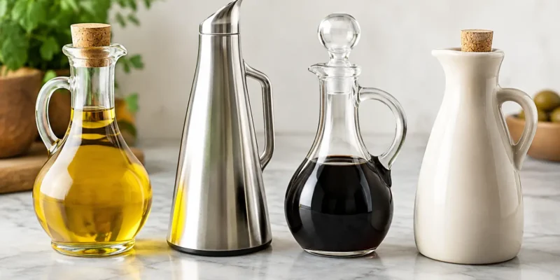Cruet Material Comparison for Oil and Vinegar